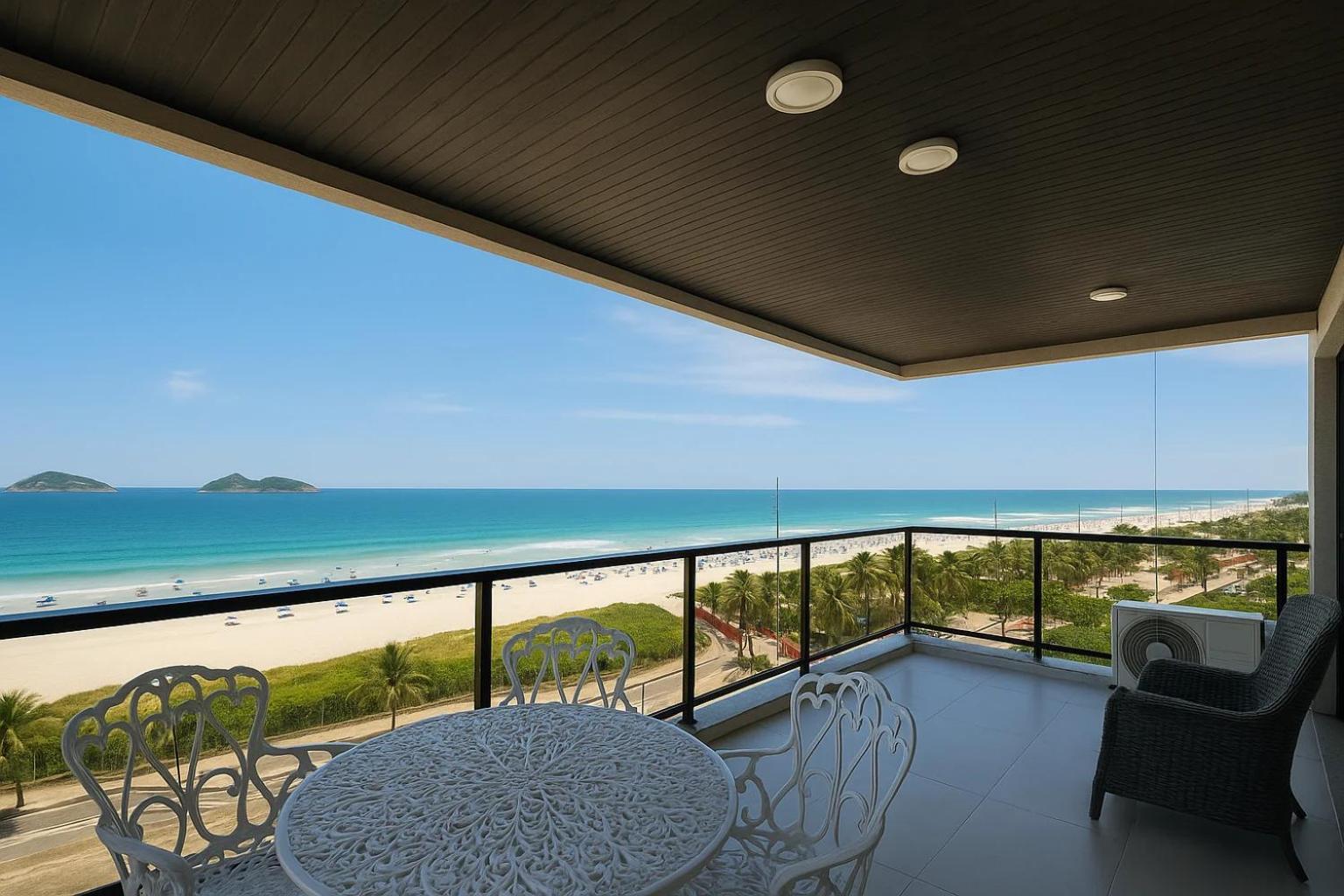 Apartamento Frontal Mar Barra Da Tijuca Rio de Janeiro